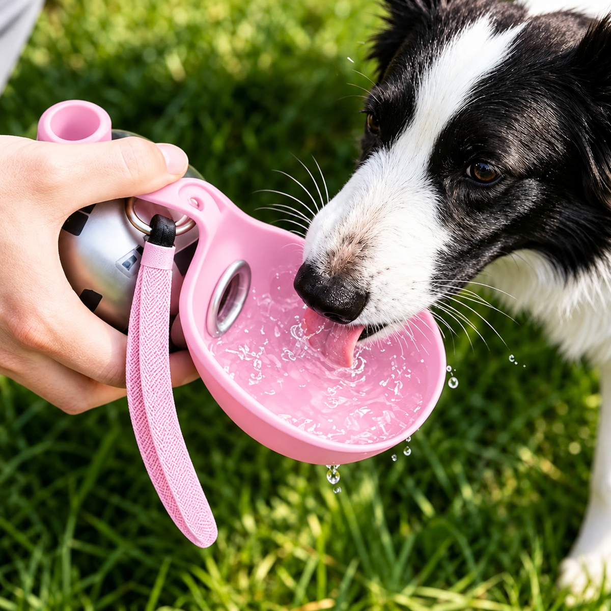 iPetPaw™ 2-in-1 Portable Pet Water Bottle