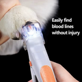 et Nail Clipper Scissors With LED Light